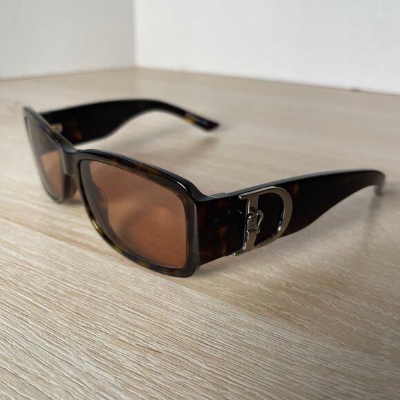 Christian Dior Cottage 3 0866Y Sunglasses Brown FRAMES ONLY 57-16 130 Italy - Picture 3 of 8